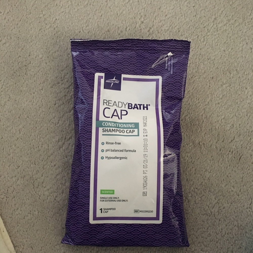 Medline ReadyBath Rinse-Free Shampo-Condition Cap
